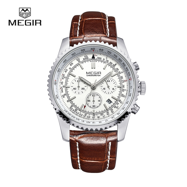 Часы  мужские megir - Китайские фирменные часы для Мужчин